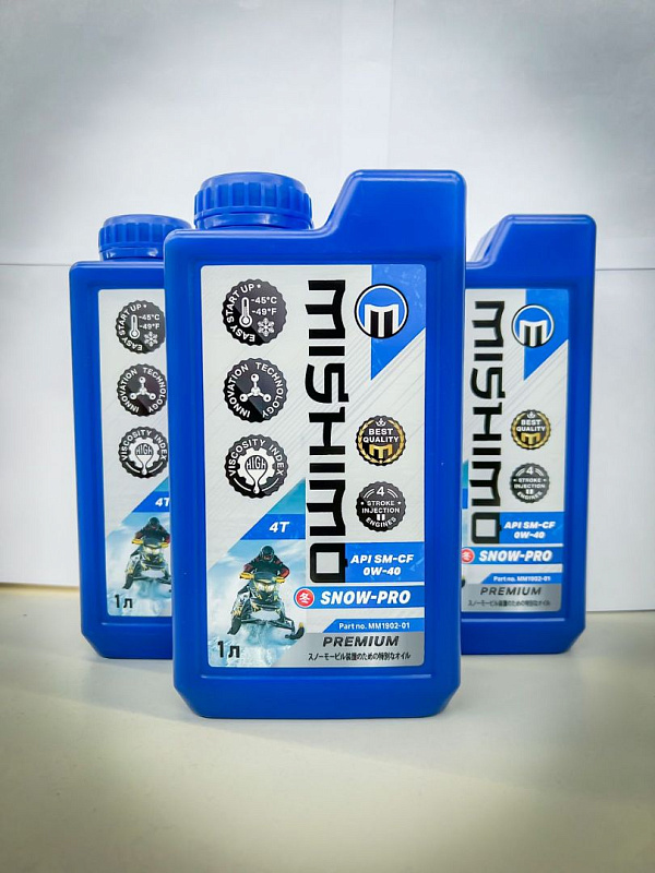 Масло синтетическое MISHIMO SNOW-PRO PREMIUM 4Т (SAE 0W-40 API SL/SJ/CF) в Уфе
