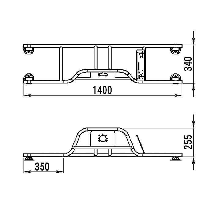 Стойка рулевая с бортовым креплением малая в Уфе