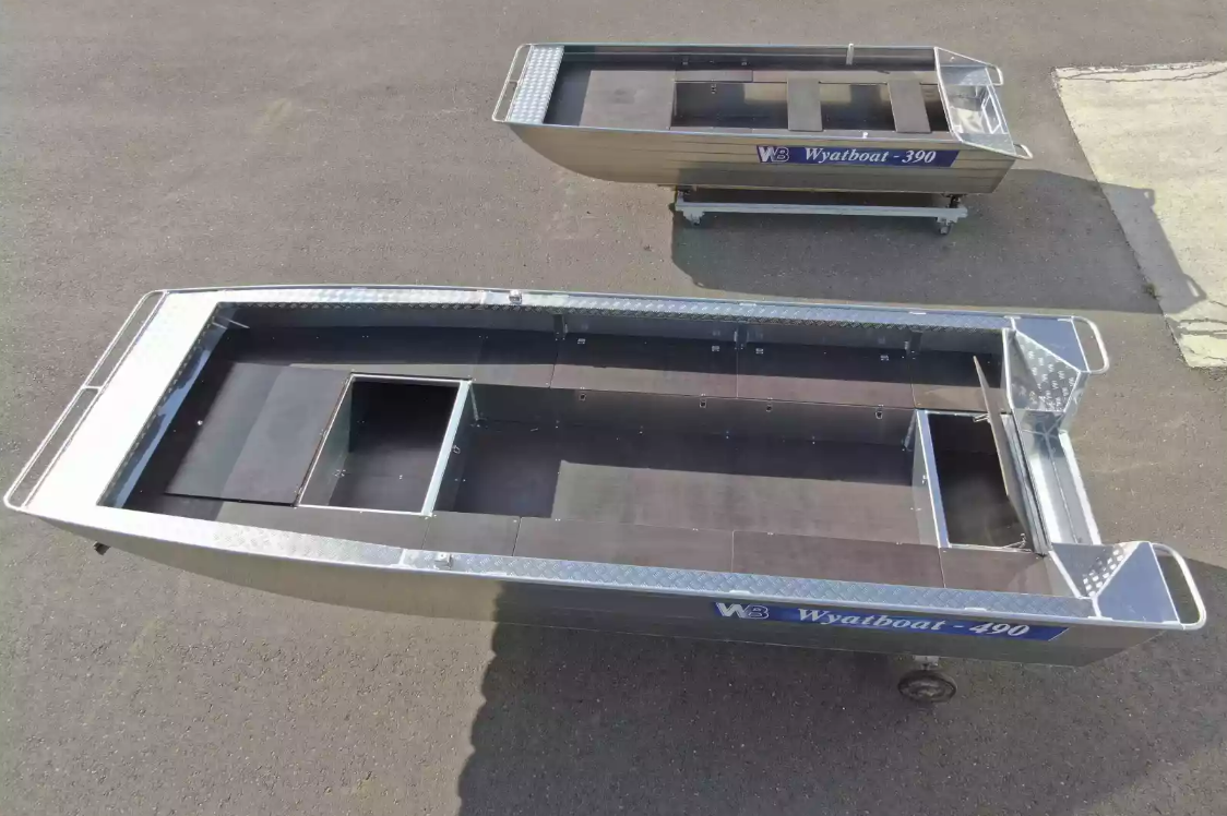 Алюминиевая лодка Wyatboat-490 Jonboat в Уфе