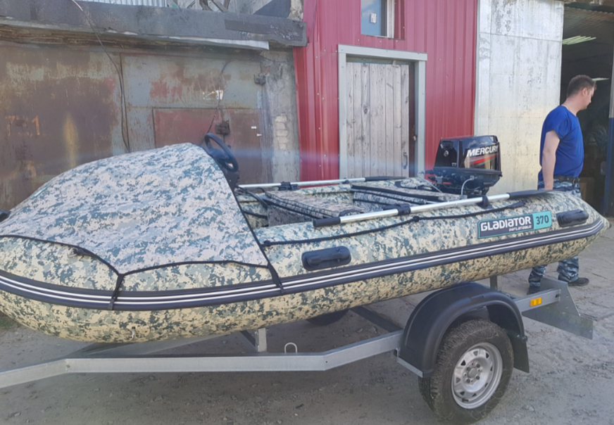 НАДУВНАЯ ЛОДКА GLADIATOR C370AL в Уфе