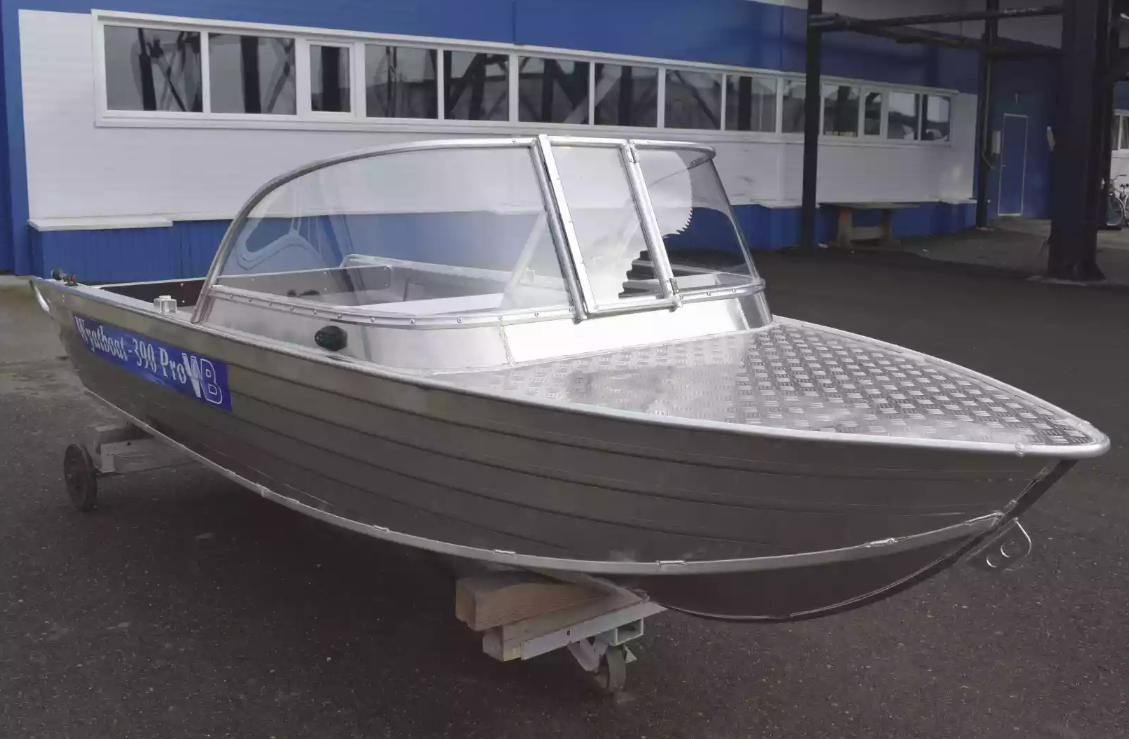 Алюминиевая лодка Wyatboat-390 Pro в Уфе