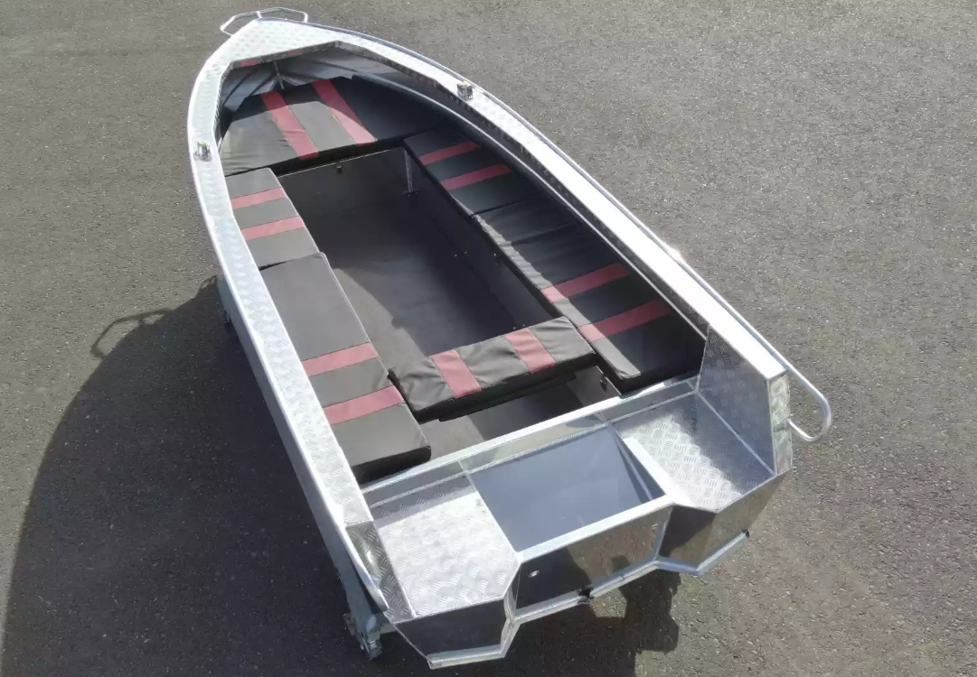 Алюминиевая лодка Wyatboat-390РМ увеличенный борт в Уфе