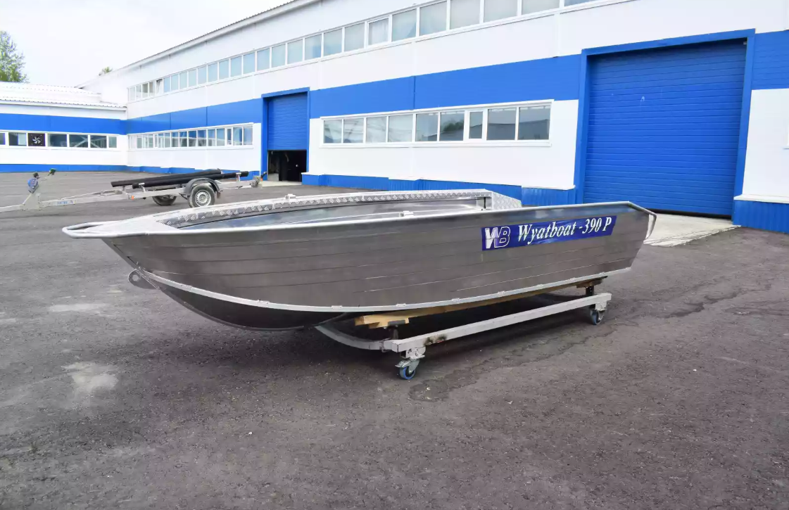 Алюминиевая лодка Wyatboat-390Р Увеличенный борт в Уфе