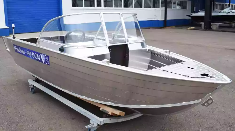 Алюминиевая лодка Wyatboat-390 DCM Увеличенный борт в Уфе