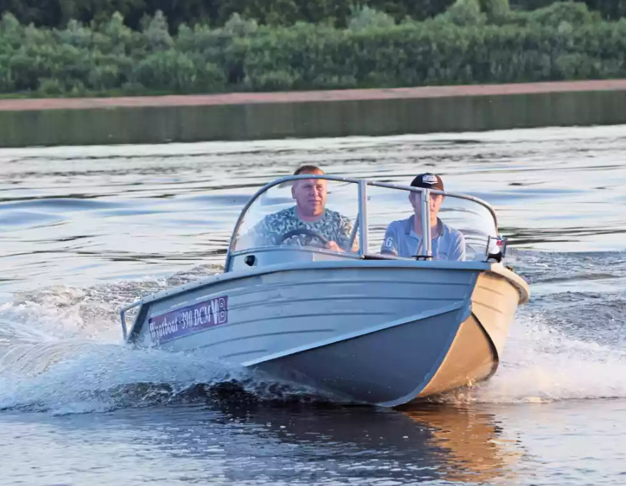 Алюминиевая лодка Wyatboat-390 DCM в Уфе