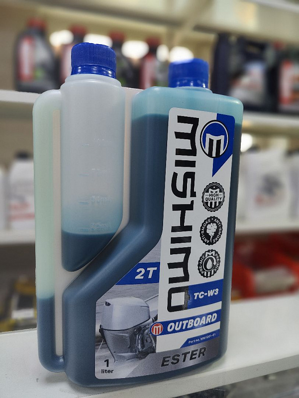 Масло MISHIMO 2T OUTBOARD (ESTER) полусинтетика 1 л в Уфе