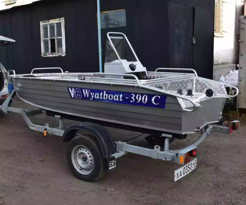 Алюминиевая лодка Wyatboat-390 C в Уфе