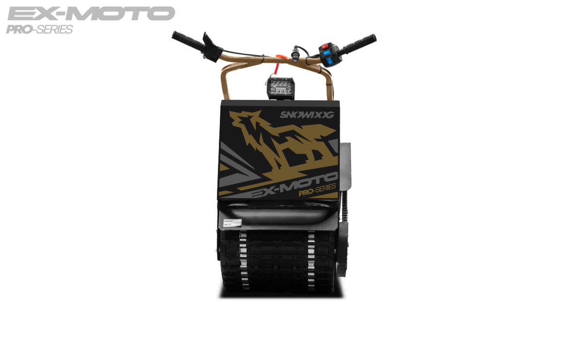 Мотобуксировщик EX-MOTO SNOWDOG S380 8л.с. в Уфе