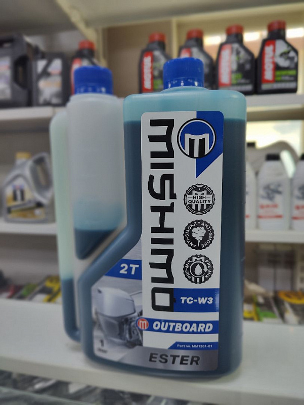 Масло MISHIMO 2T OUTBOARD (ESTER) полусинтетика 1 л в Уфе