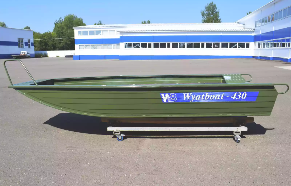 Алюминиевая лодка  Wyatboat-430 Master Fish в Уфе
