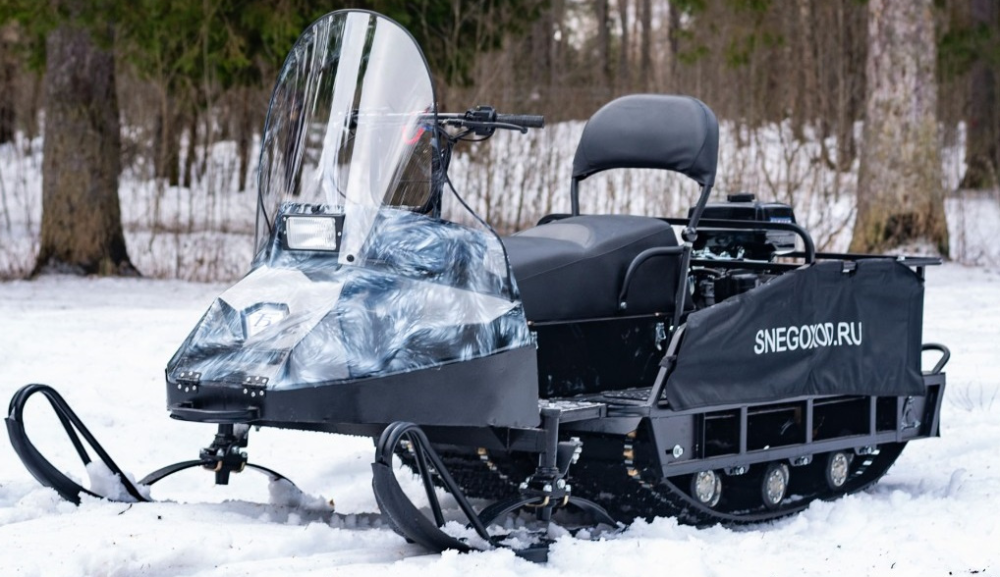 Миниснегоход Бурлак Егерь Экспедитор 15 л.с. , реверс, тормоз, капот белый в Уфе