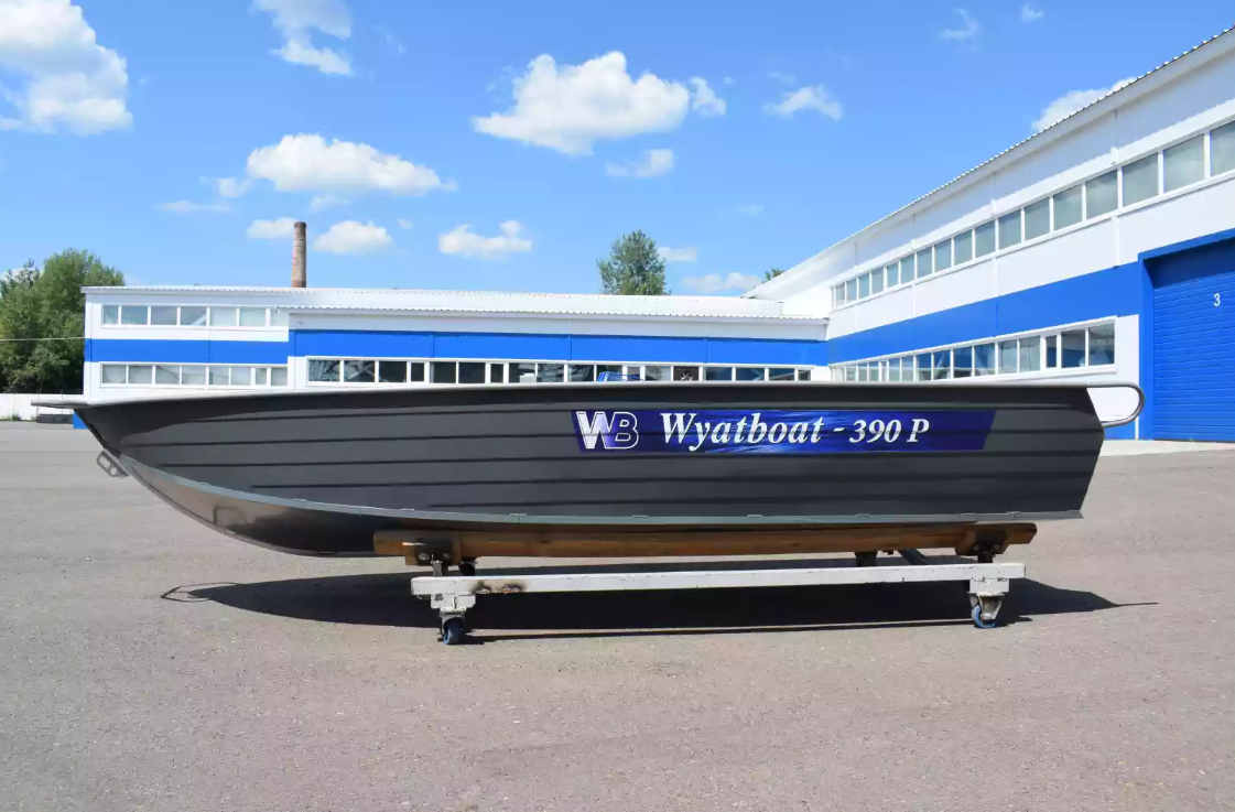 Алюминиевая лодка Wyatboat-390Р Fish в Уфе