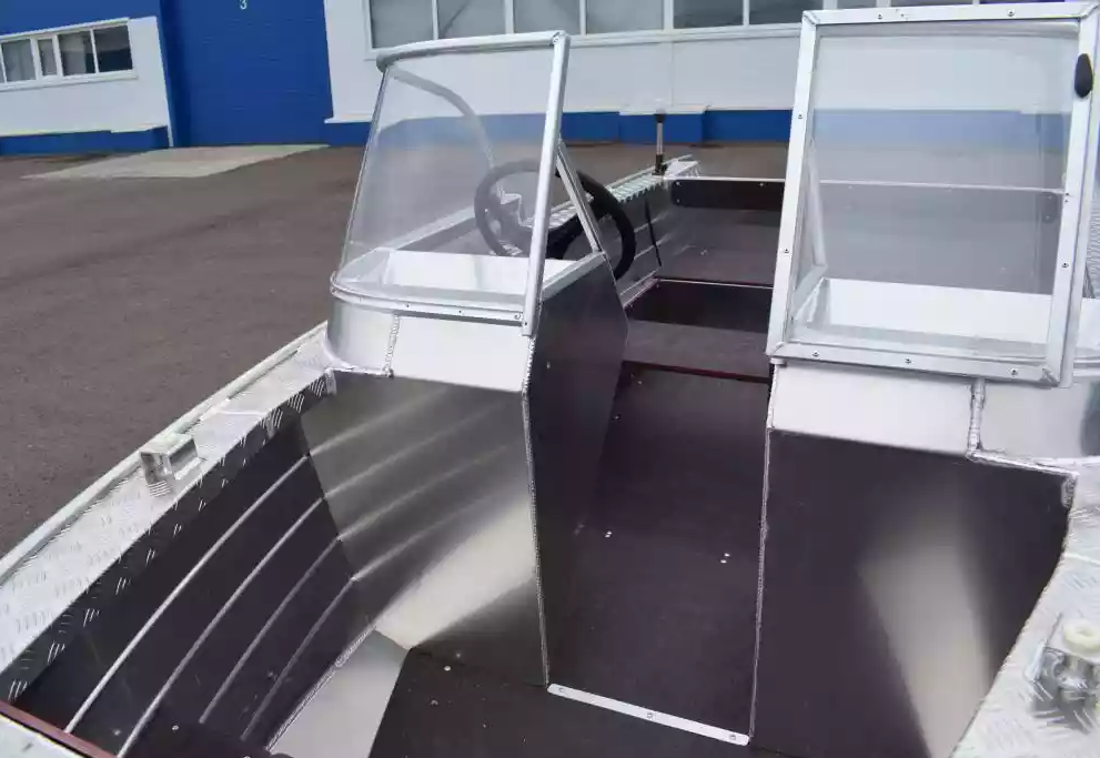 Алюминиевая лодка Wyatboat-390 DCM Увеличенный борт в Уфе