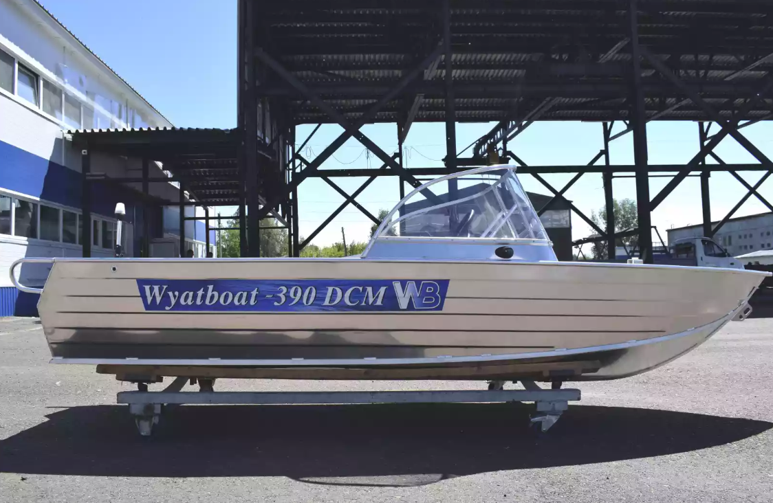 Алюминиевая лодка Wyatboat-390 DCM в Уфе