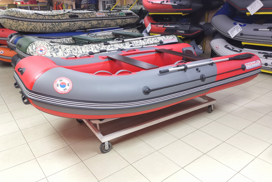 КОМПЛЕКТ Лодка MISHIMO PRO 350 + ЛОДОЧНЫЙ МОТОР MARLIN MP 9.9 (20) AMHS PRO в Уфе