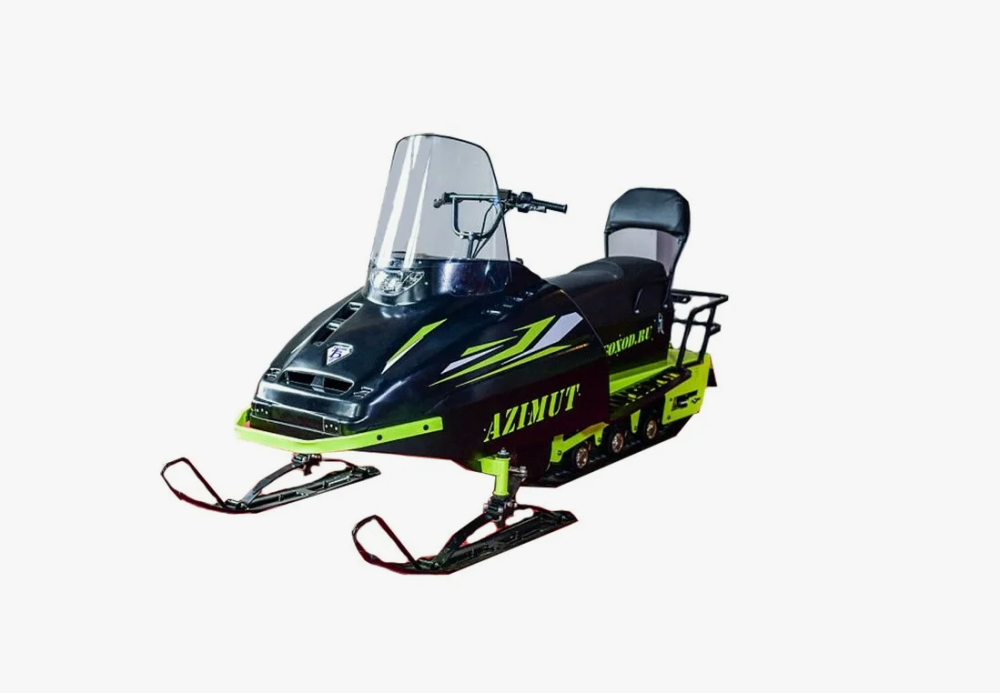 Миниснегоход Бурлак Азимут 20 л.с. , эл.запуск, реверс, тормоз гидравл, капот черный в Уфе