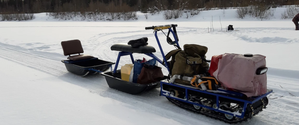 Мотобуксировщик Альбатрос-L 6.5 с фарой в Уфе