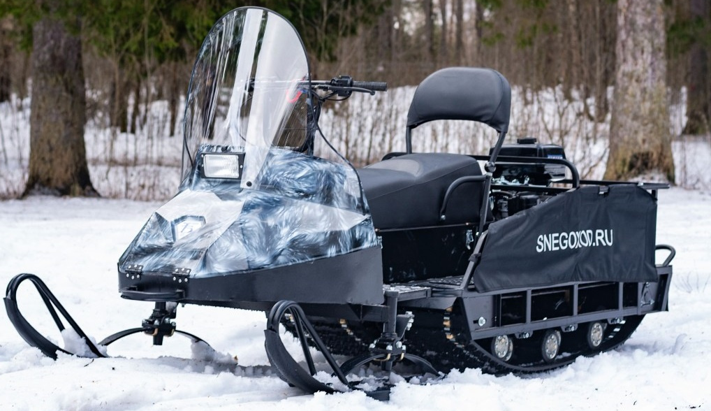 Миниснегоход Бурлак Егерь Экспедитор 15 л.с. , реверс, тормоз, капот белый в Уфе