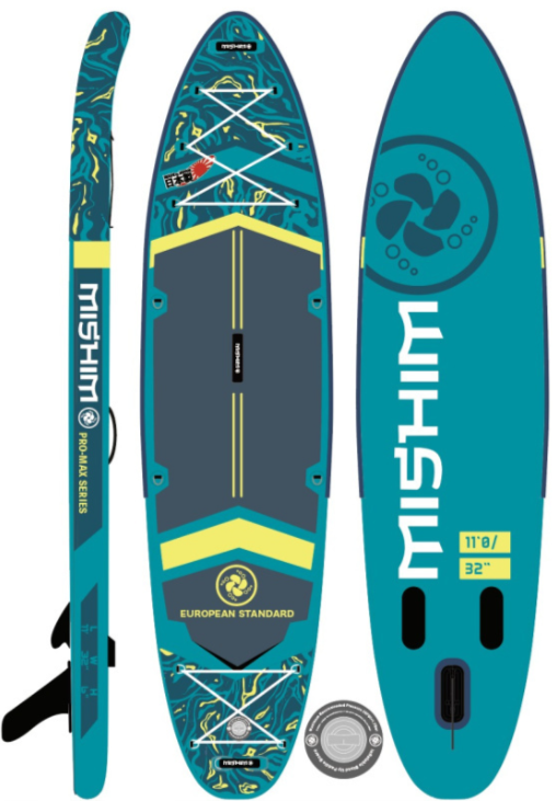 SUP (САП) Доска MISHIMO PRO-MAX Light Teal 11’ (335см) в Уфе