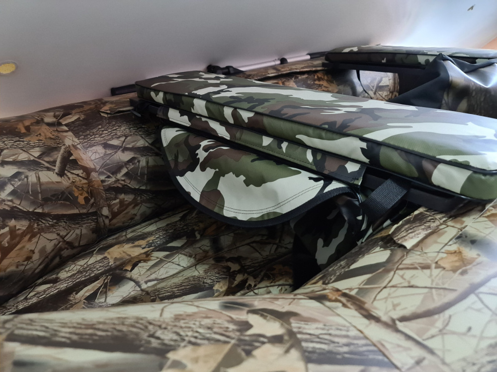 КОМПЛЕКТ МЯГКИХ НАКЛАДОК С СУМКОЙ ДЛЯ ЛОДОК 80Х20 КАМУФЛЯЖ в Уфе