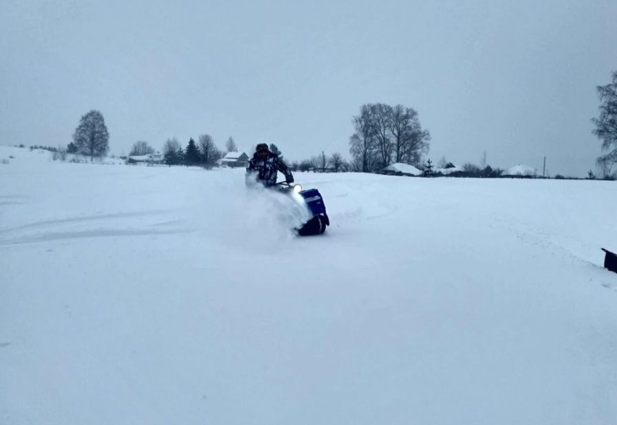 Мотобуксировщик Альбатрос-XLV 9 мини, тележки, 1250 мм в Уфе