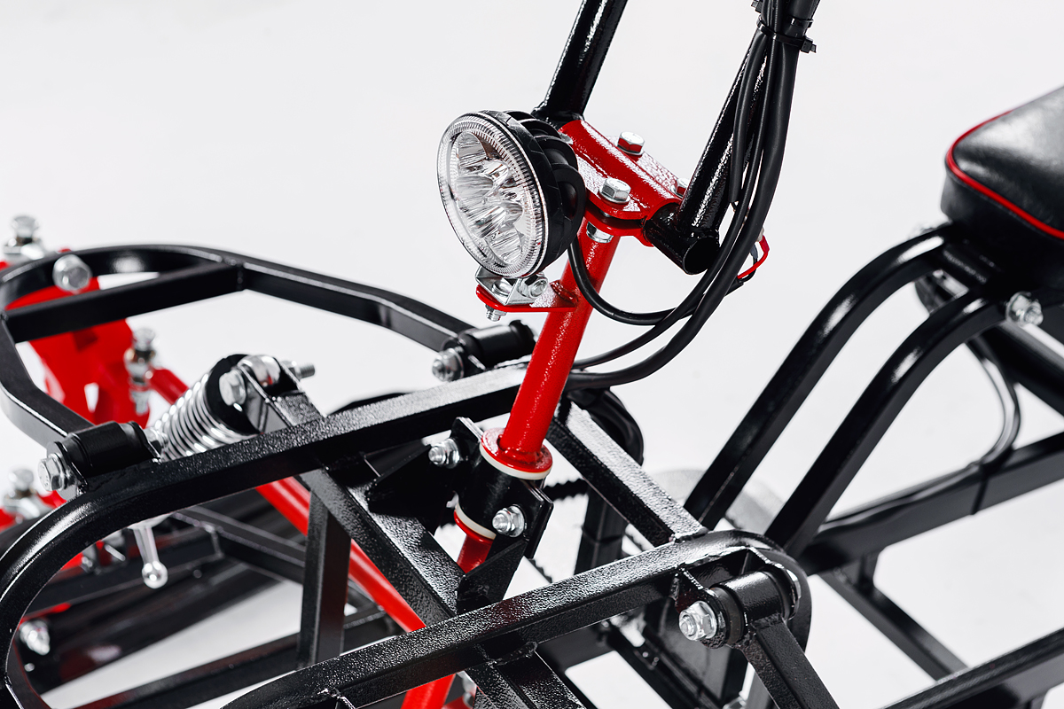 Лыжный модуль IKUDZO с подогревом ручек пластиковые лыжи в Уфе