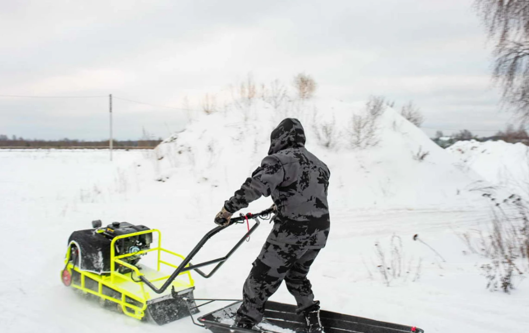 Мотобуксировщик Бурлак ХОЗЯИН-1 (капот ткань) в Уфе