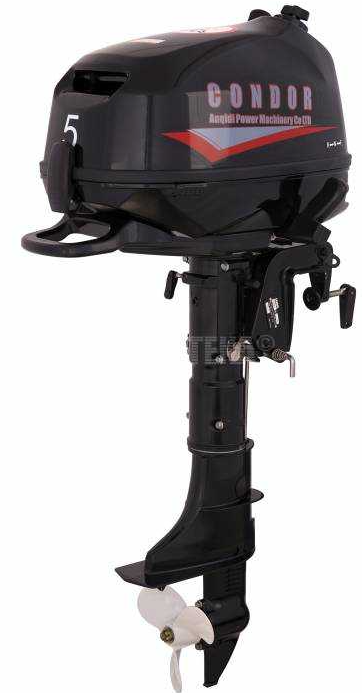 Лодочный мотор Condor F5HS без бака 12 л. в Уфе