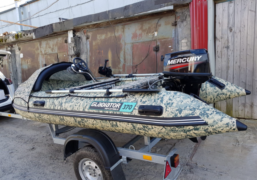 НАДУВНАЯ ЛОДКА GLADIATOR C370AL в Уфе