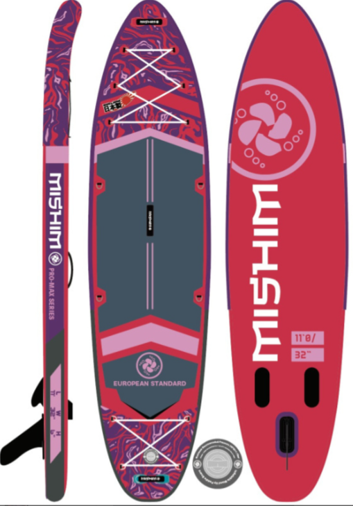 SUP (САП) Доска MISHIMO PRO-MAX Viva Magenta 10.8’ (330см) в Уфе