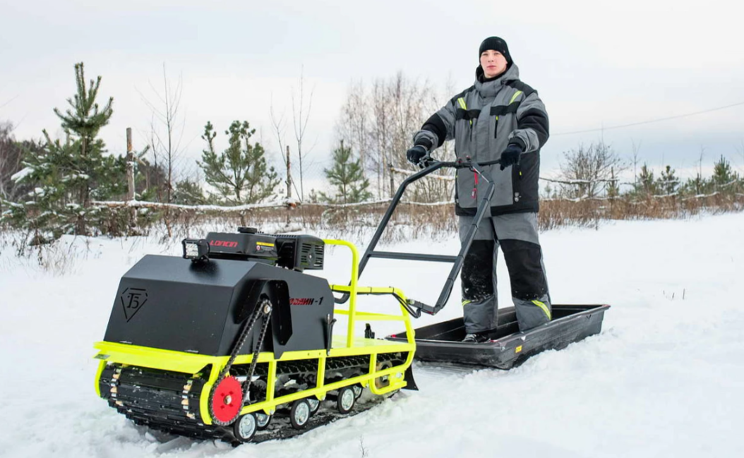 Мотобуксировщик Бурлак ХОЗЯИН-1 (капот ткань) в Уфе