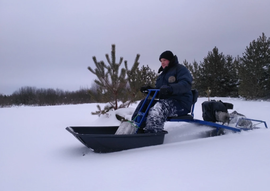 Мотобуксировщик толкач Альбатрос-XL8 с модулем. Без фары, тележки в Уфе