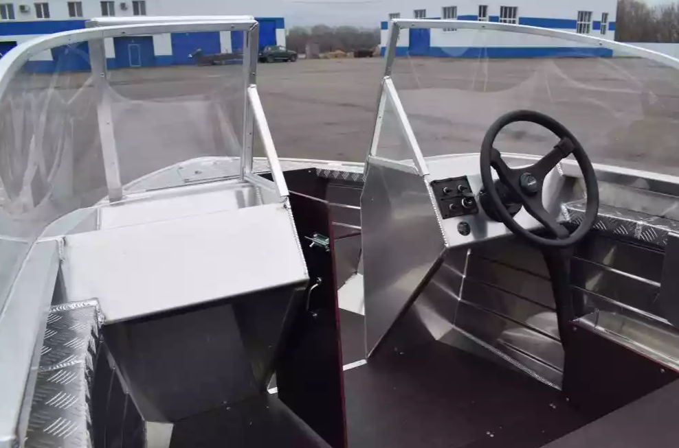 Алюминиевая лодка Wyatboat-390 DCM Увеличенный борт в Уфе