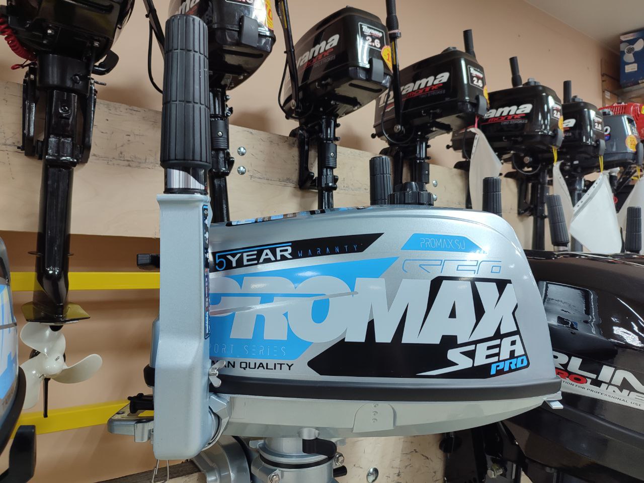 Лодочный мотор PROMAX SP5FHS (внешний бак 12 л) в Уфе