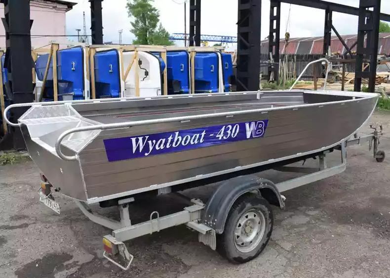 Алюминиевая лодка  Wyatboat-430 Master в Уфе
