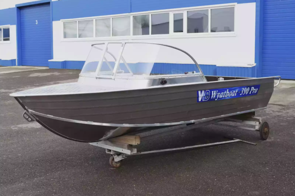 Алюминиевая лодка Wyatboat-390 Pro в Уфе
