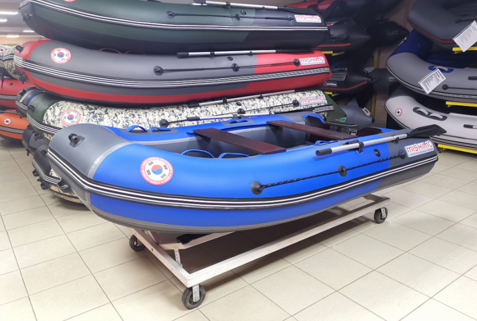 КОМПЛЕКТ Лодка MISHIMO PRO 350 + ЛОДОЧНЫЙ МОТОР MARLIN MP 9.9 (20) AMHS PRO в Уфе