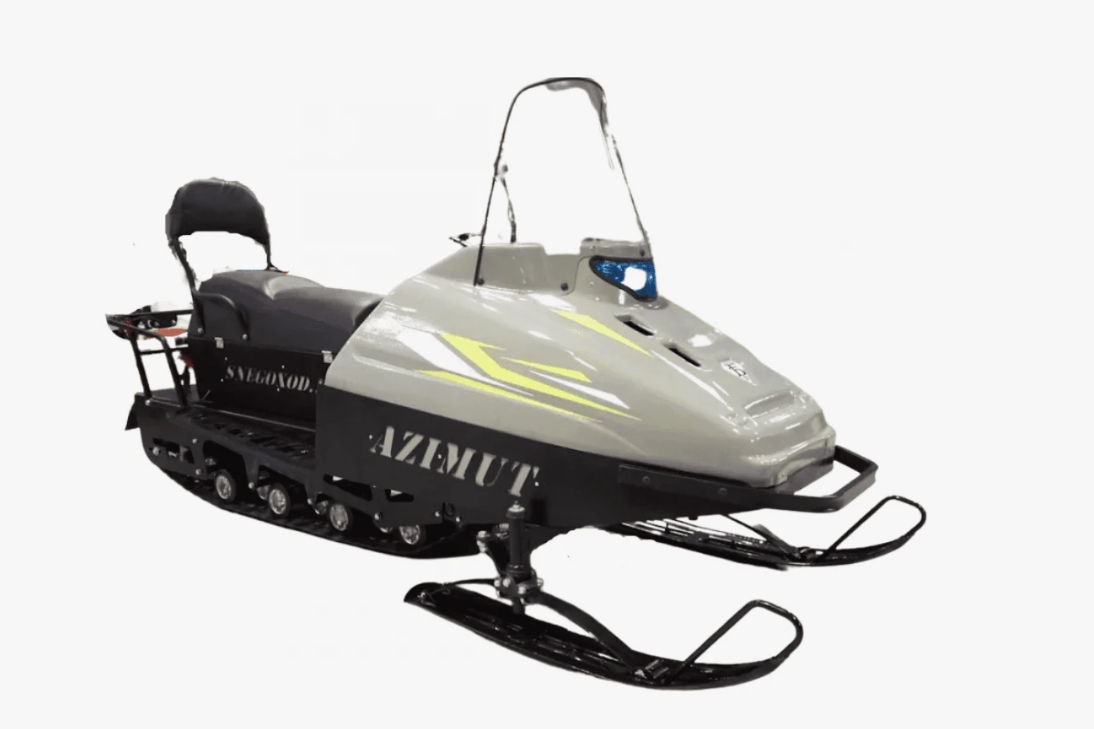 Миниснегоход Бурлак Азимут 20 л.с. , эл.запуск, реверс, тормоз гидравл, капот серый в Уфе