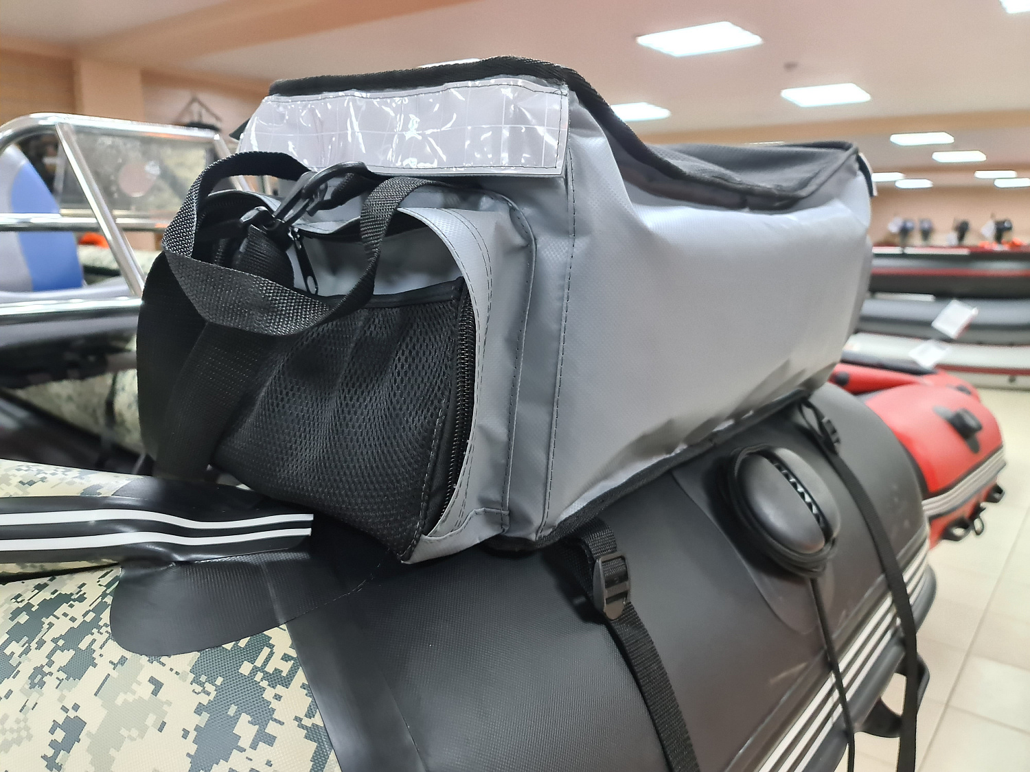 СУМКА ЛЮКС НА БАЛЛОН ДЛЯ ЛОДОК ПВХ 50Х25Х25 СМ в Уфе