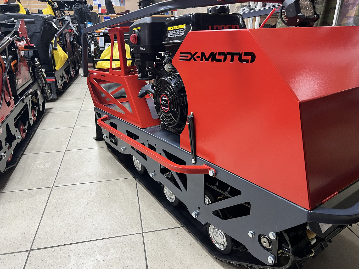 Мотобуксировщик EX-MOTO SNOWDOG S500 15л.с в Уфе