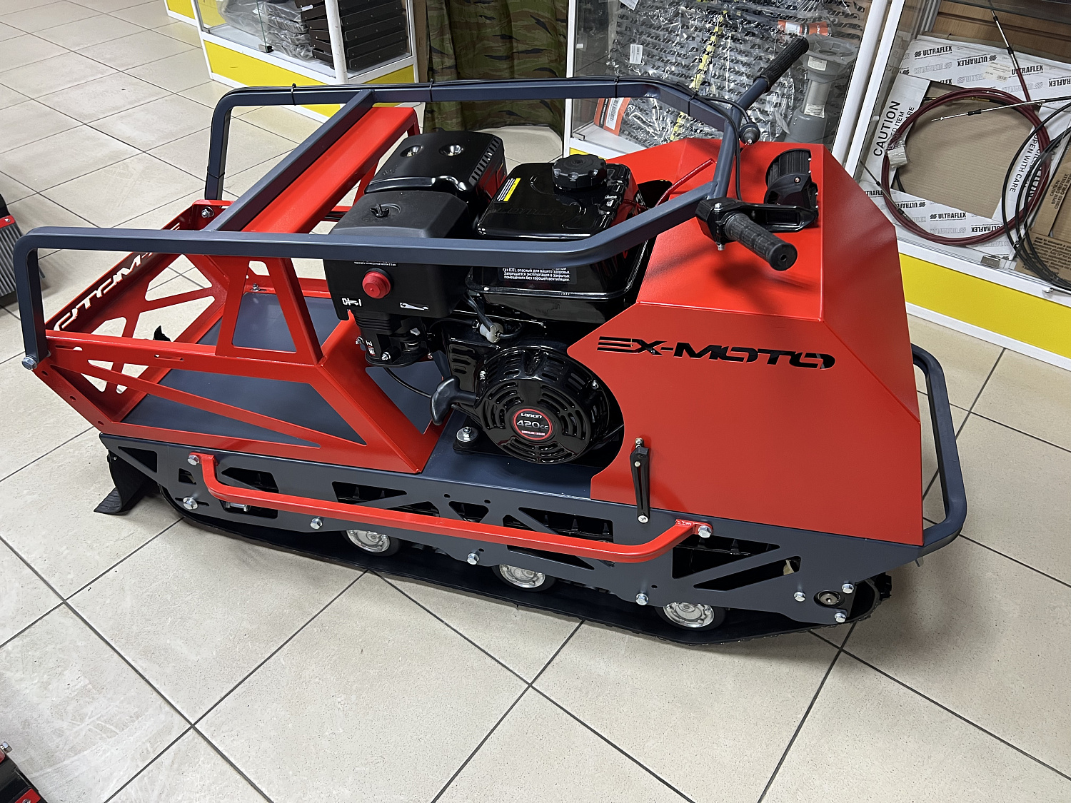 Мотобуксировщик EX-MOTO SNOWDOG S500 15л.с в Уфе