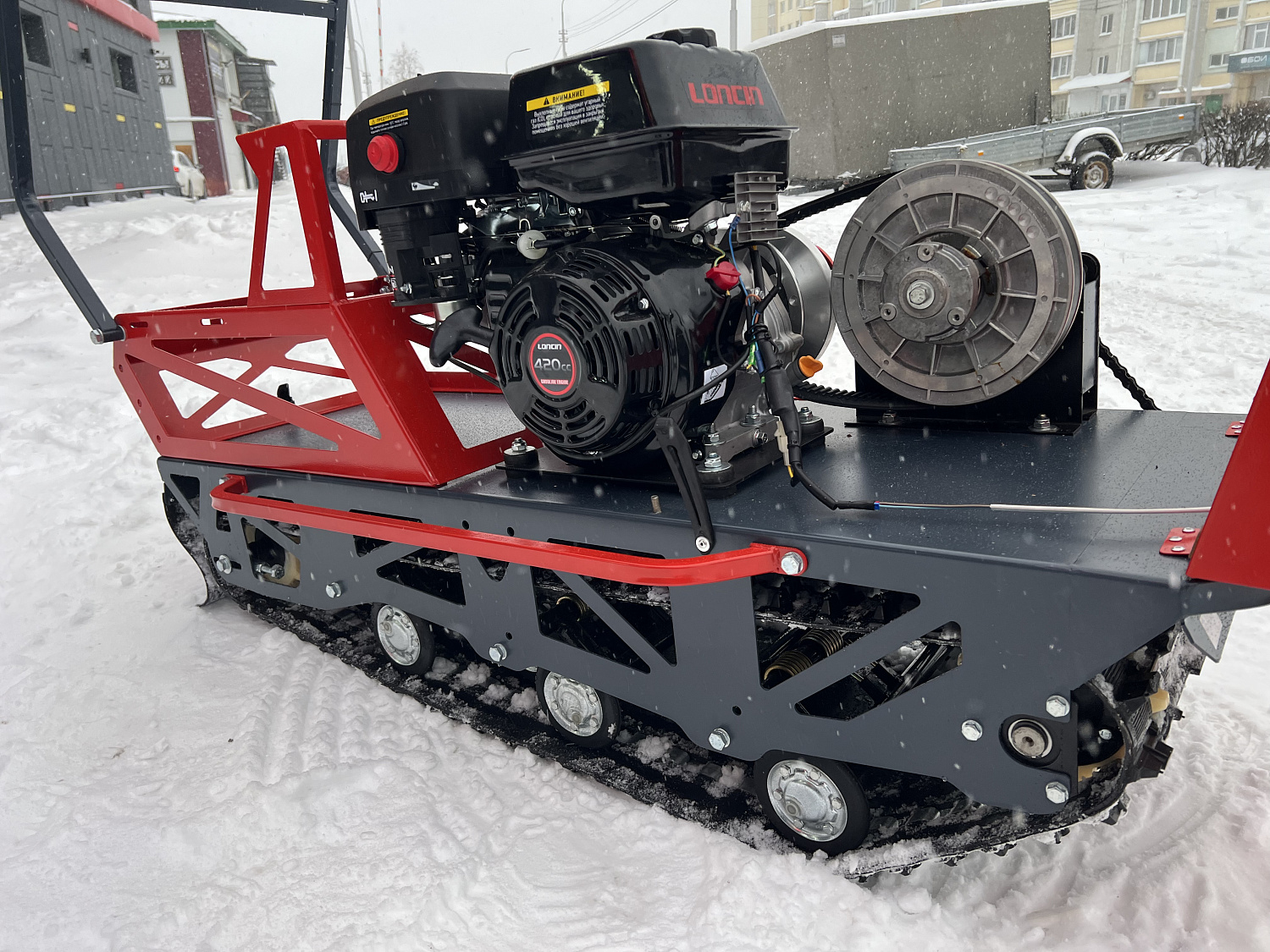 Мотобуксировщик EX-MOTO SNOWDOG S500 15л.с в Уфе