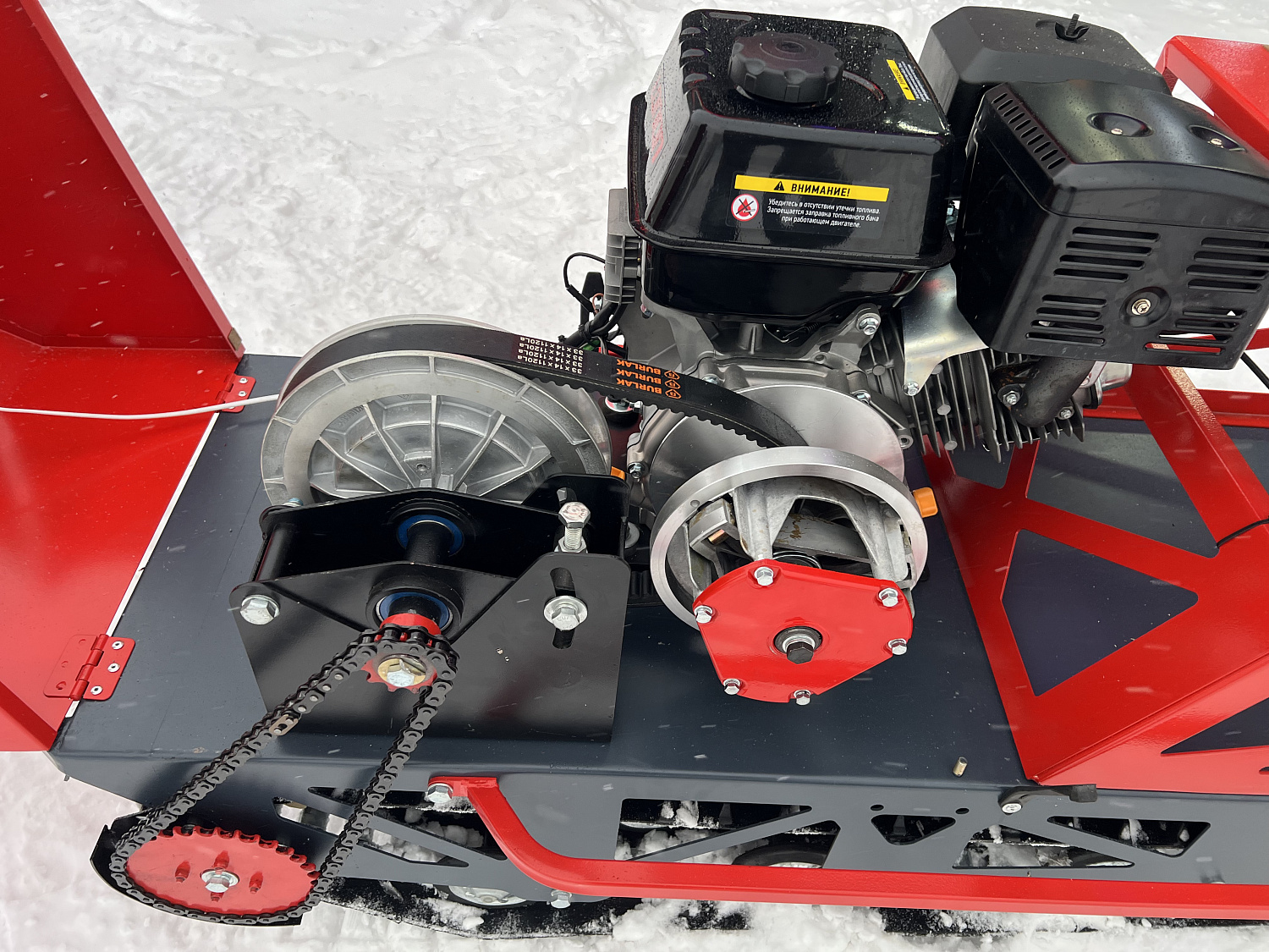 Мотобуксировщик EX-MOTO SNOWDOG S500 15л.с в Уфе