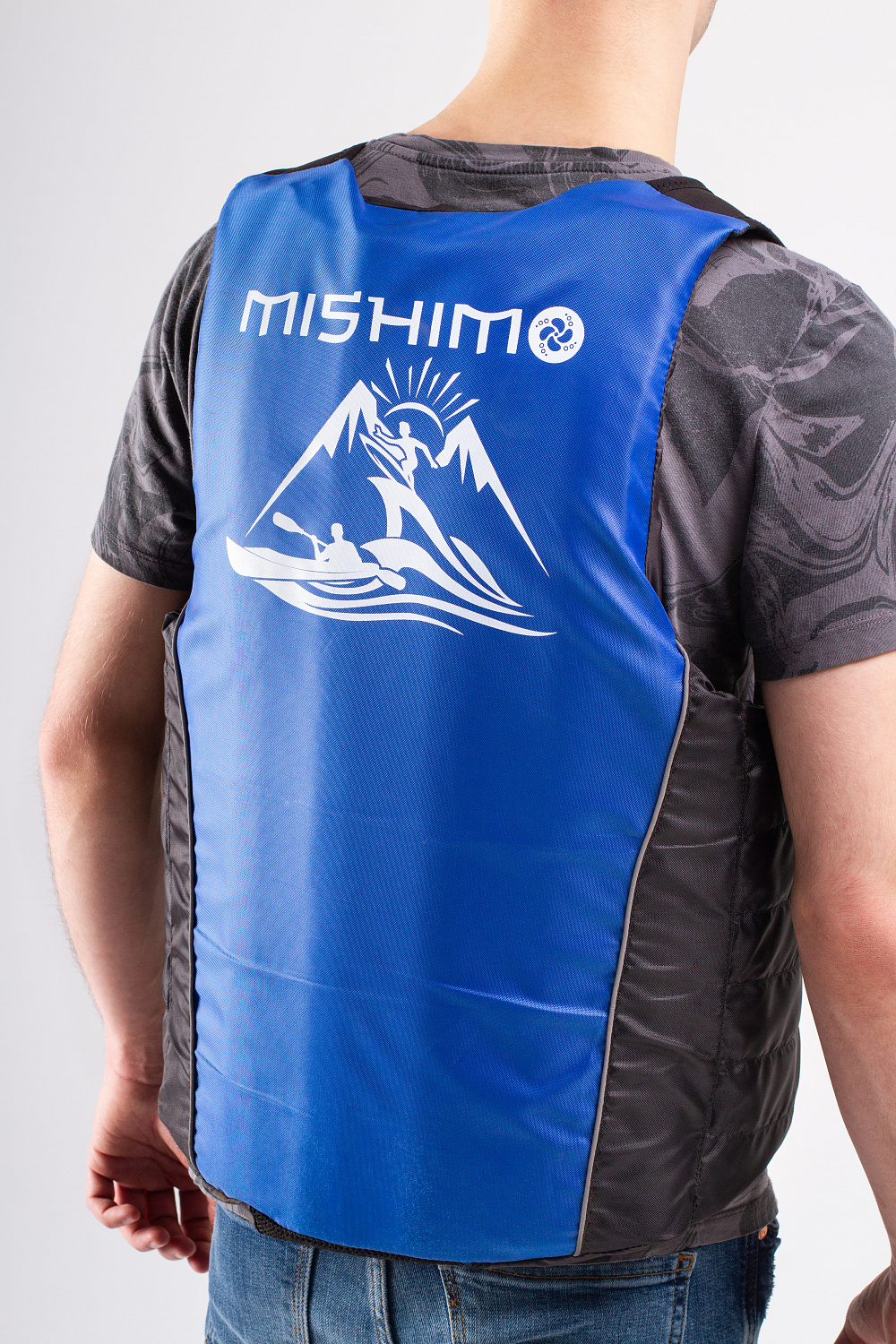 Жилет спасательный MISHIMO PRO Премиум качества Черно-синий в Уфе