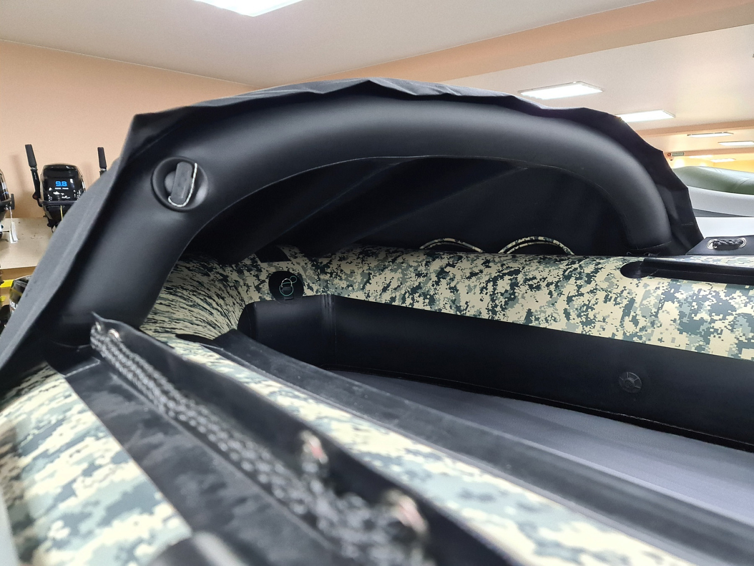 КОМПЛЕКТ НОСОВОГО ТЕНТА К ЛОДКЕ SMARINE AIR MAX 380 ЧЕРНЫЙ в Уфе