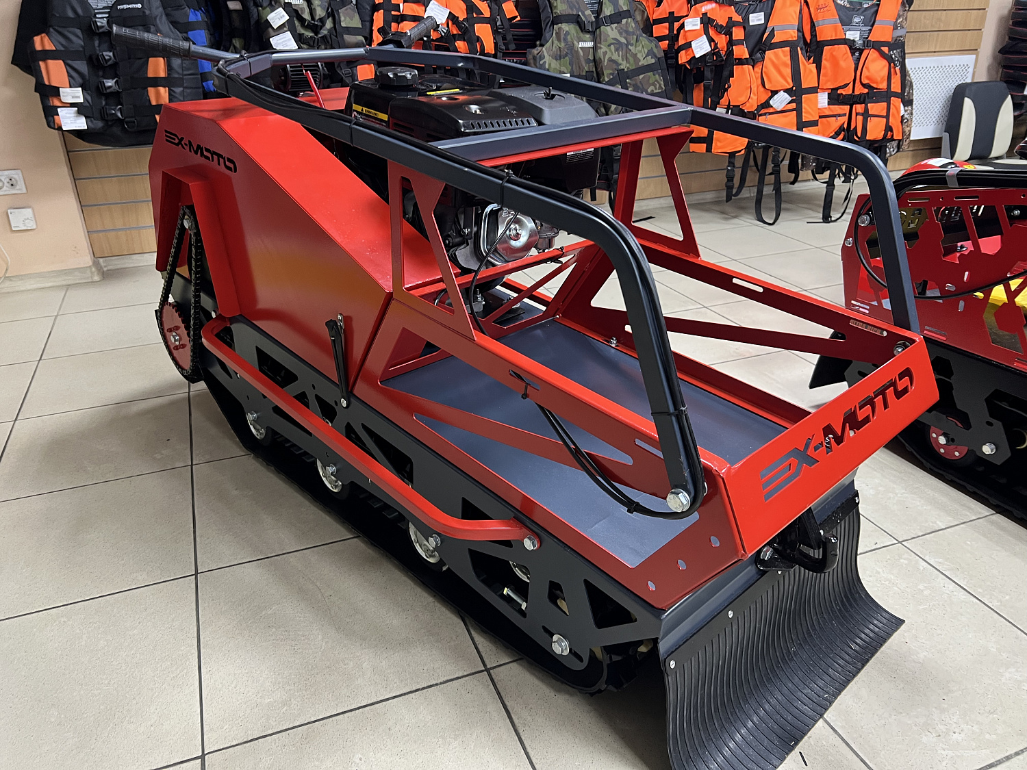 Мотобуксировщик EX-MOTO SNOWDOG S500 15л.с в Уфе