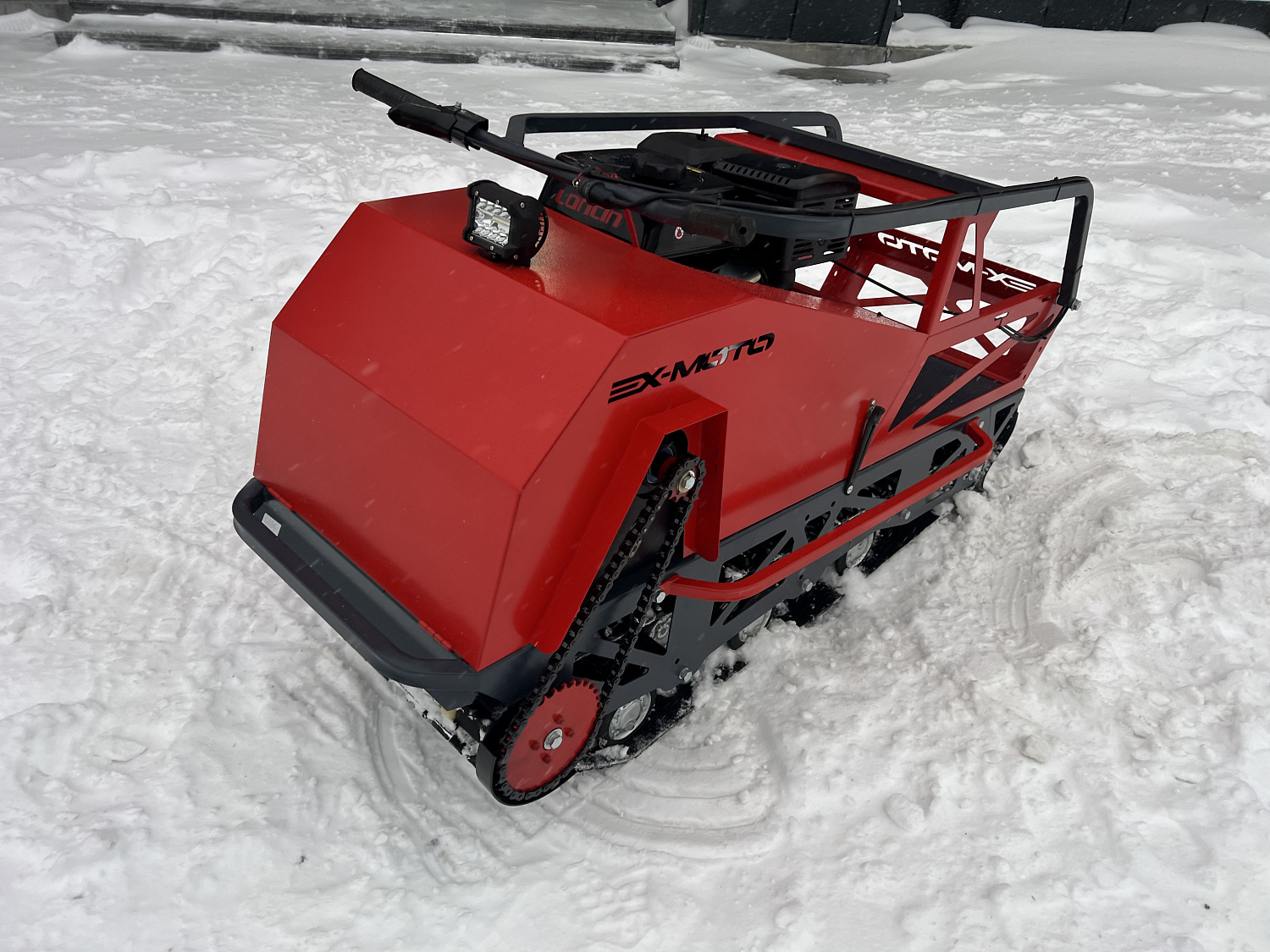 Мотобуксировщик EX-MOTO SNOWDOG S500 15л.с в Уфе