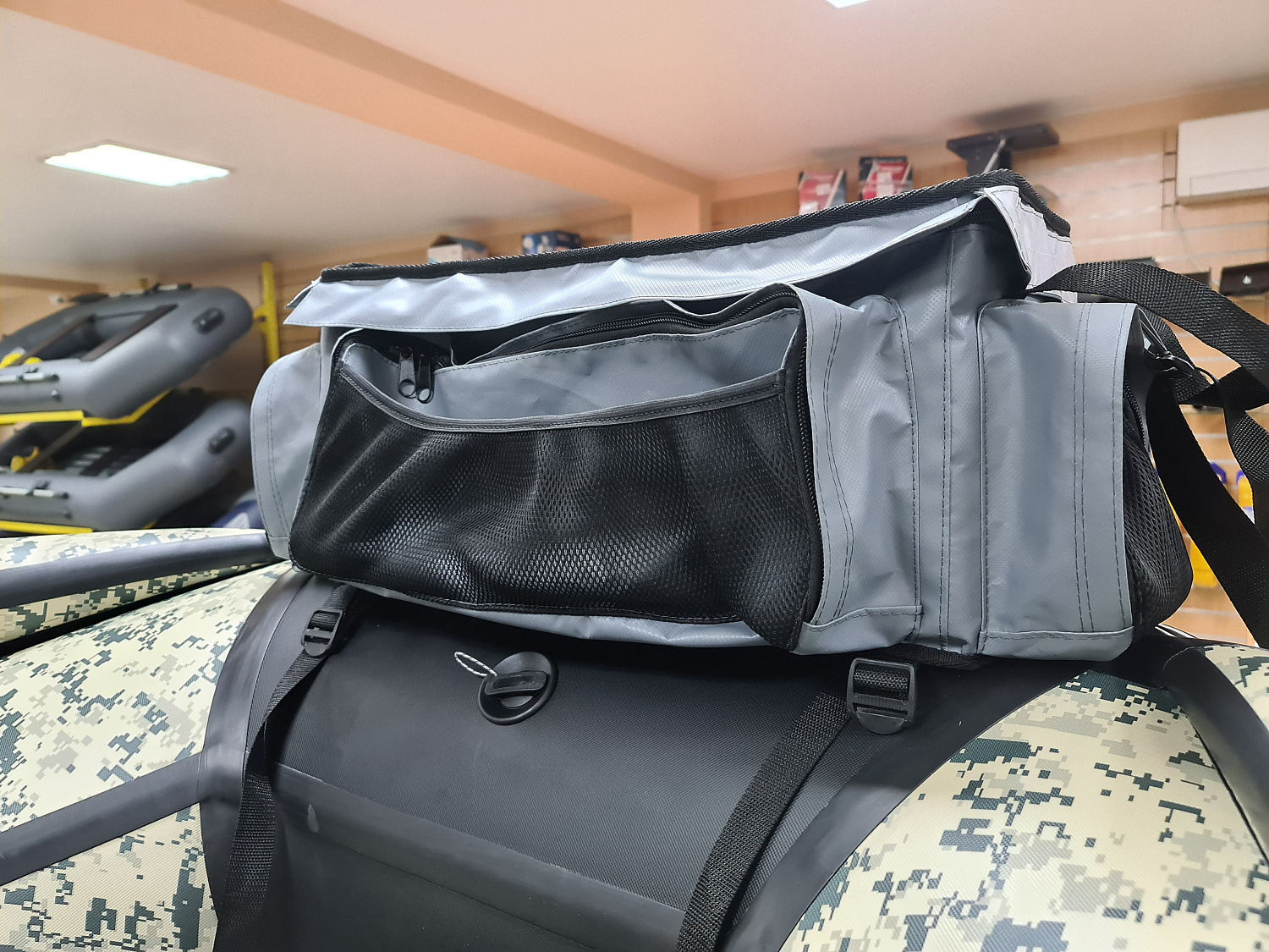 СУМКА ЛЮКС НА БАЛЛОН ДЛЯ ЛОДОК ПВХ 50Х25Х25 СМ в Уфе