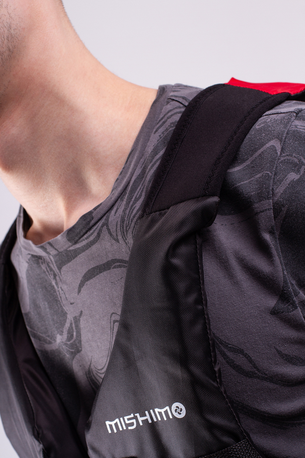 Жилет спасательный MISHIMO PRO Премиум качества Черно-красный в Уфе